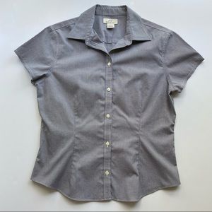 Brooks Brothers 346 Short Sleeve Button Down Top